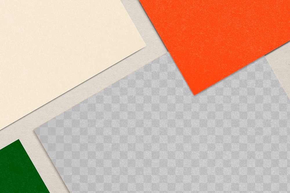 Paper mockup png transparent, business branding