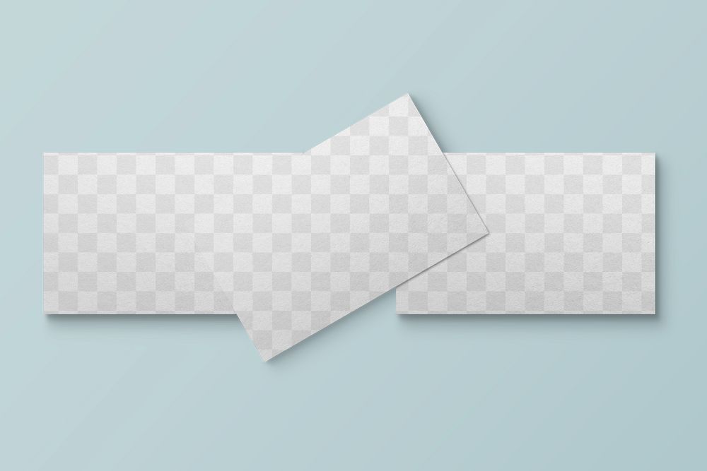 Png business card mockup transparent