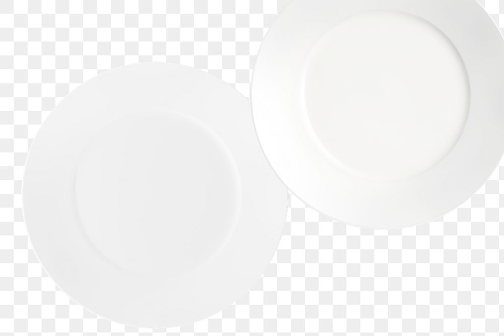 Dishes png mockup white design
