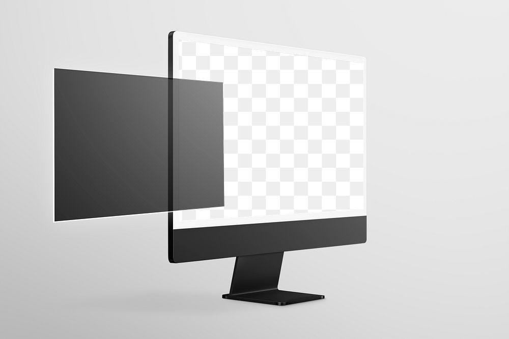 Computer screen mockup png 