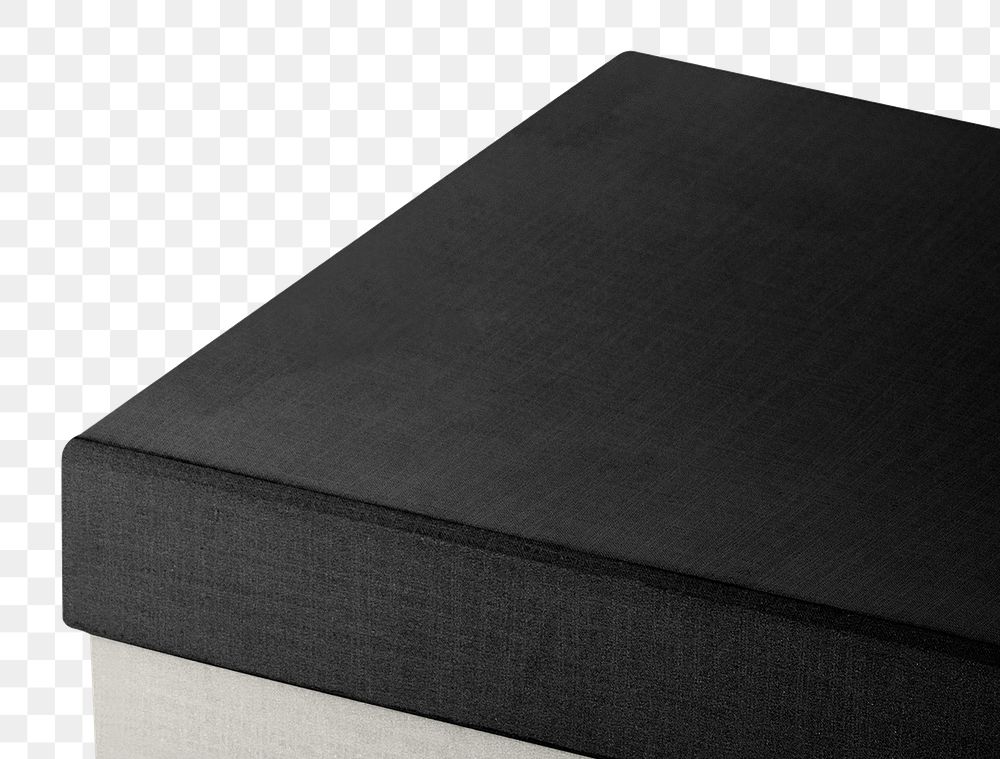 Black box lid png on transparet background 
