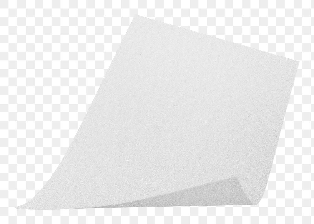 White paper png, blank design space