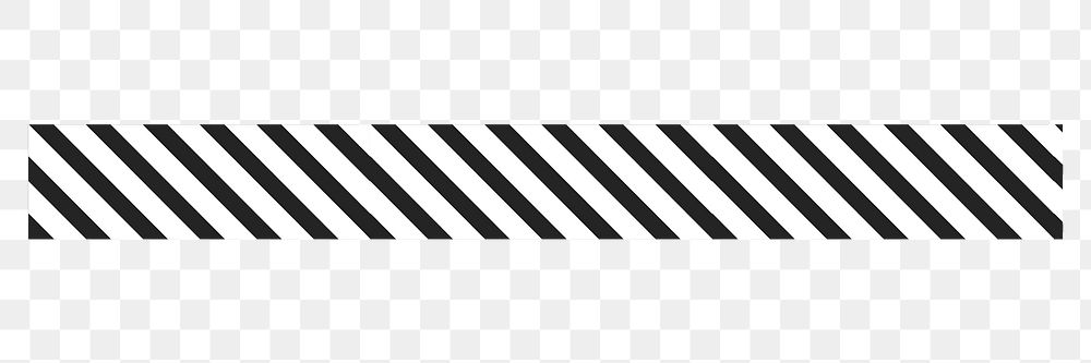 Brush stroke png black stripes pattern