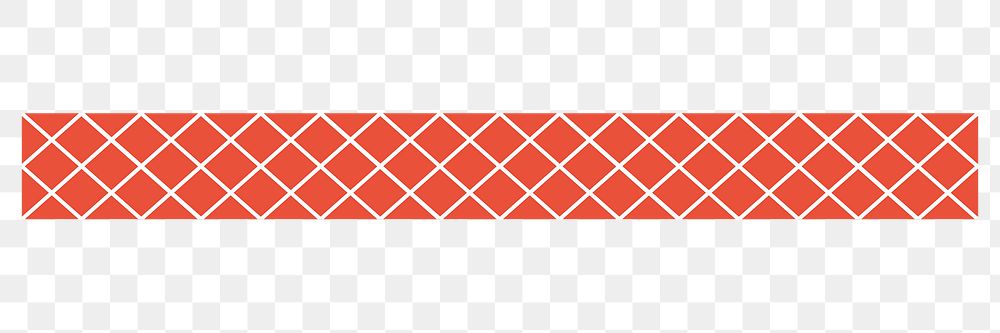 Brush stroke png red grid pattern