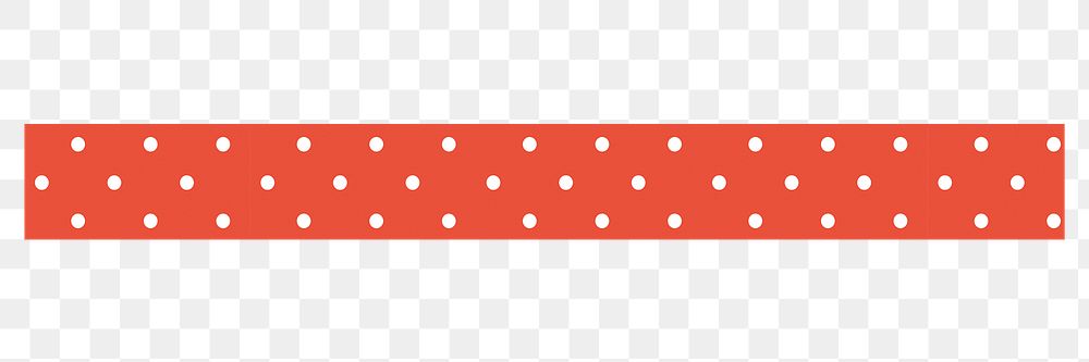 Red brush png polka dots pattern