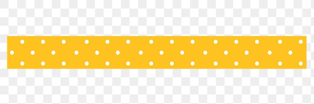 Brush PNG yellow polka dots pattern