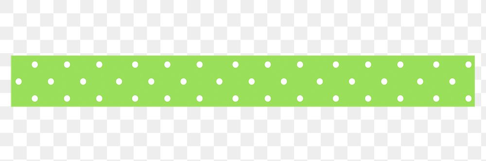 Brush stroke png green polka dots pattern