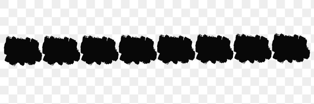 Brush PNG black ink pattern