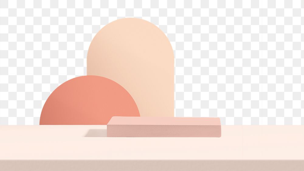 Pastel png product display for for branding