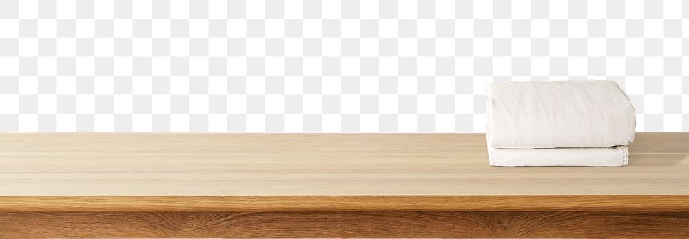 Wooden table png for product background