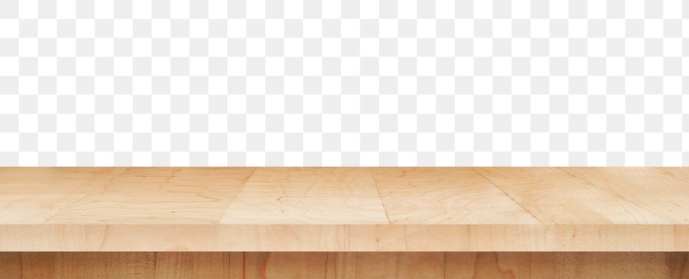 Wooden table png for product background