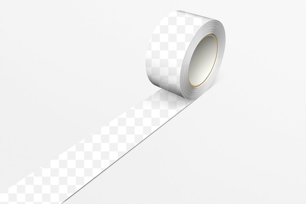 Duct tape png mockup, transparent design space