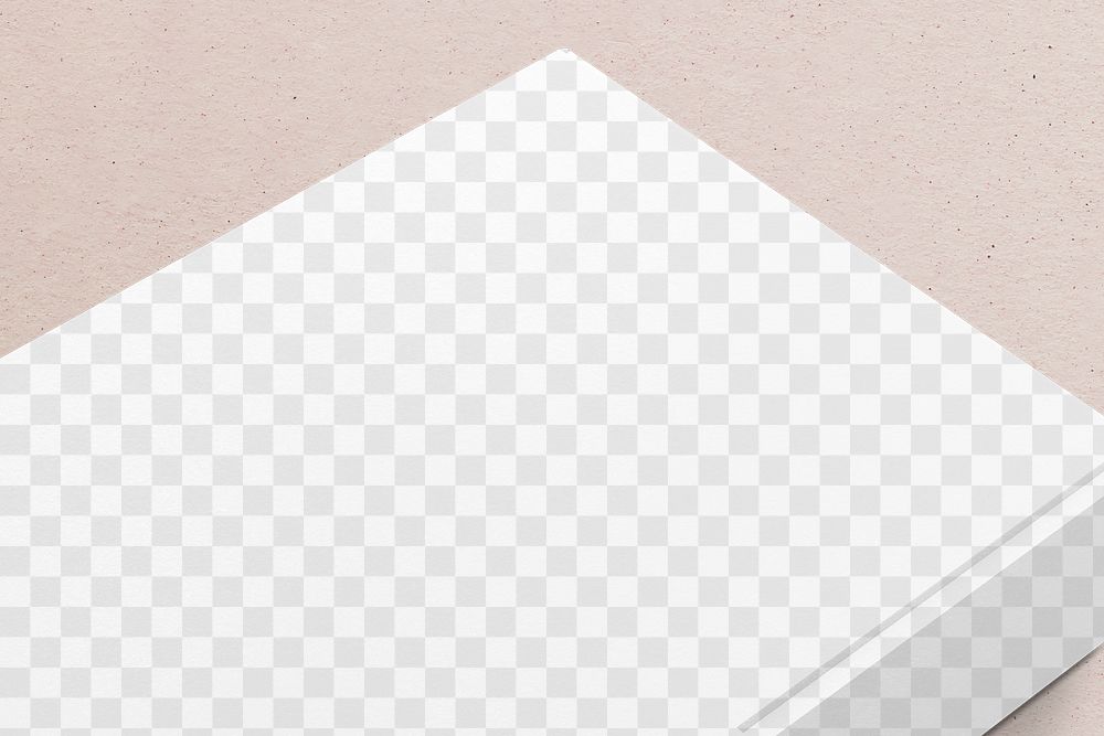 Paper box png mockup, transparent packaging 