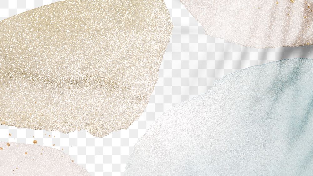 Aesthetic gold png background transparent design, watercolor glitter graphic