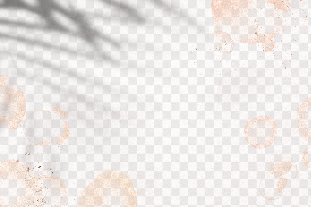 Aesthetic background png transparent design, shadow and watercolor graphic