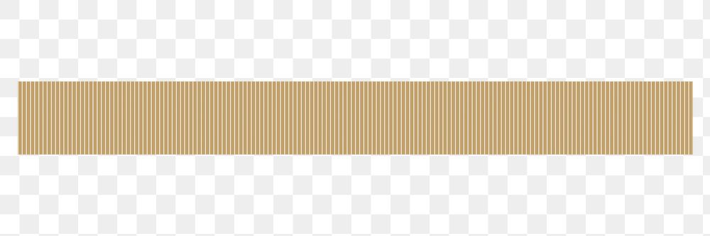 Striped png pattern element, brown rectangle border on transparent background