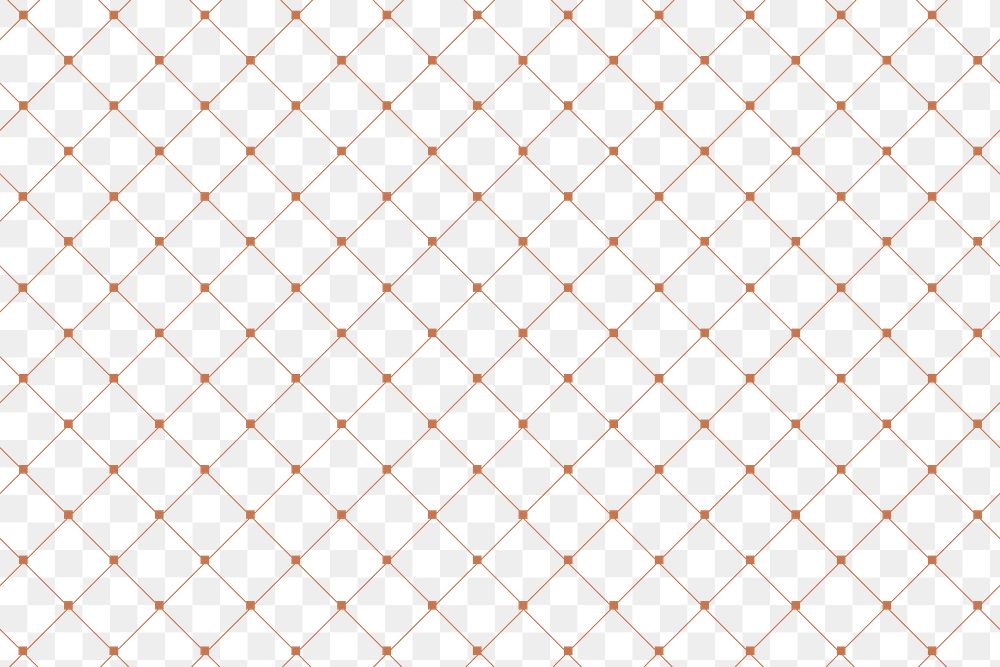 Crosshatch grid png pattern, transparent background, brown design
