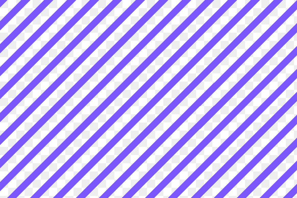 Cute purple png pattern, transparent background, stripes design