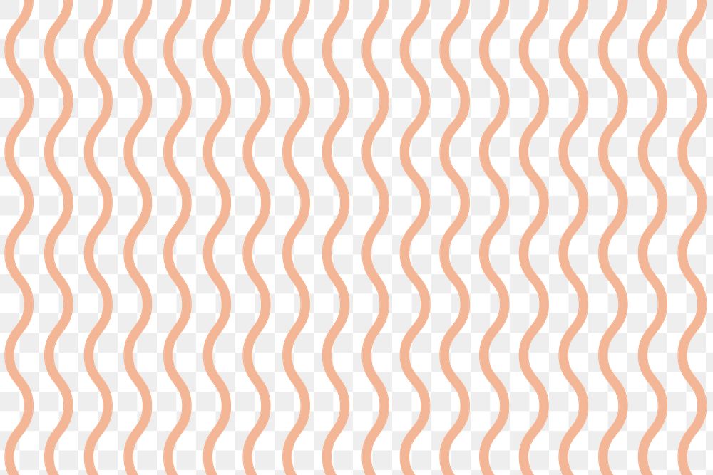 Abstract wave png pattern, transparent background, blue line