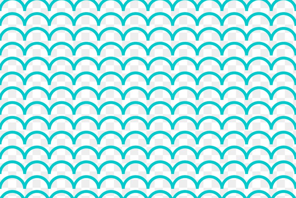 Abstract wave png pattern, transparent background, blue line