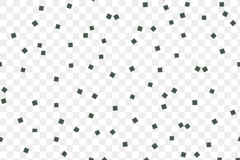 Green blocks png pattern, transparent background, geometric design