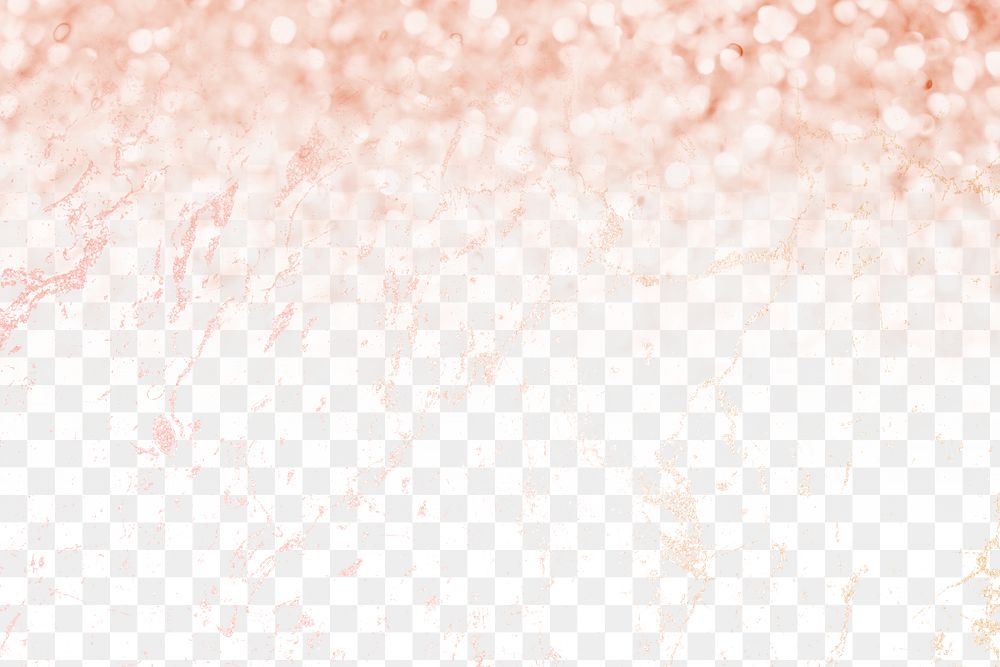 Glitter orange png sparkle border, transparent background
