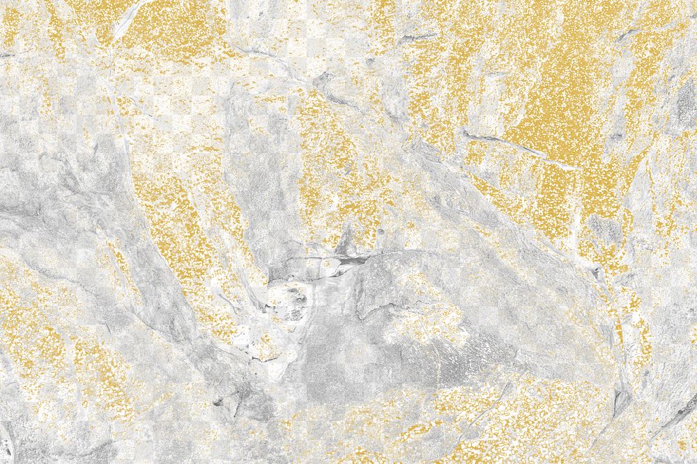 Aesthetic gold marble png sparkle texture, transparent background