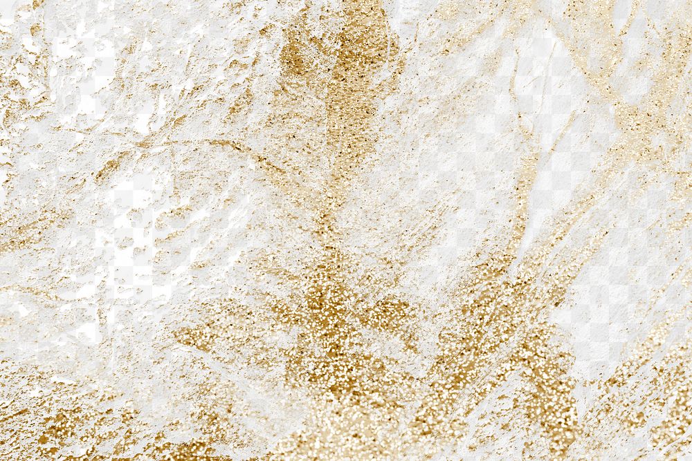 PNG gold glitter luxury texture, transparent background
