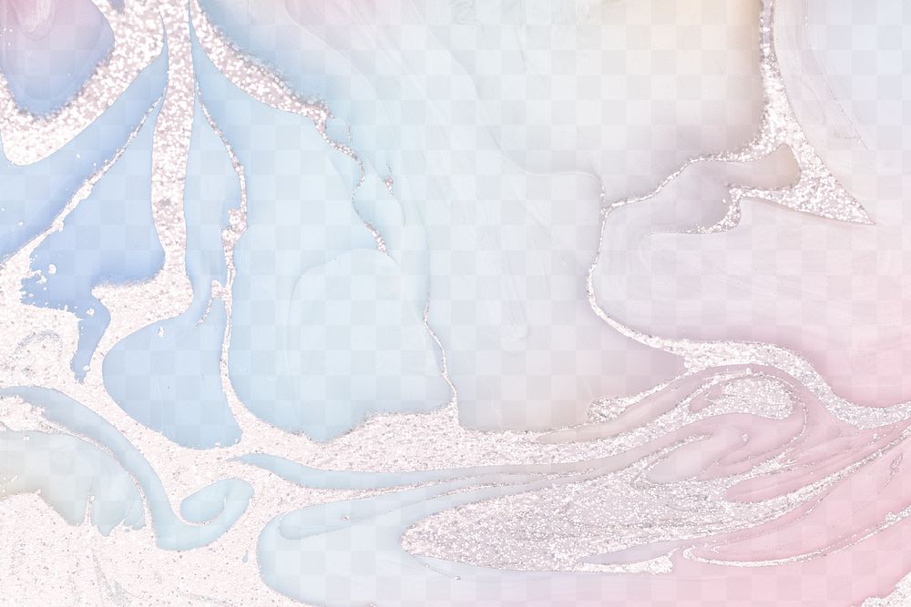 Aesthetic pastel png marble texture, transparent background
