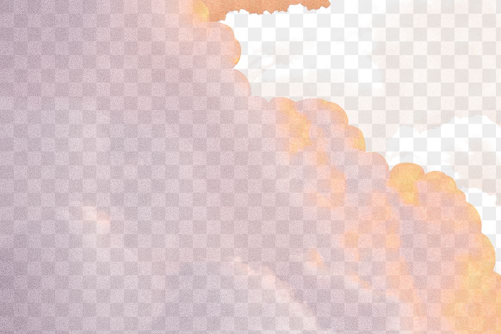 Cloud png overlay, transparent background