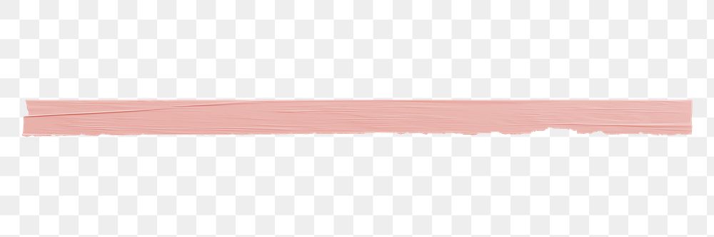 Png torn pink paper divider element, transparent background
