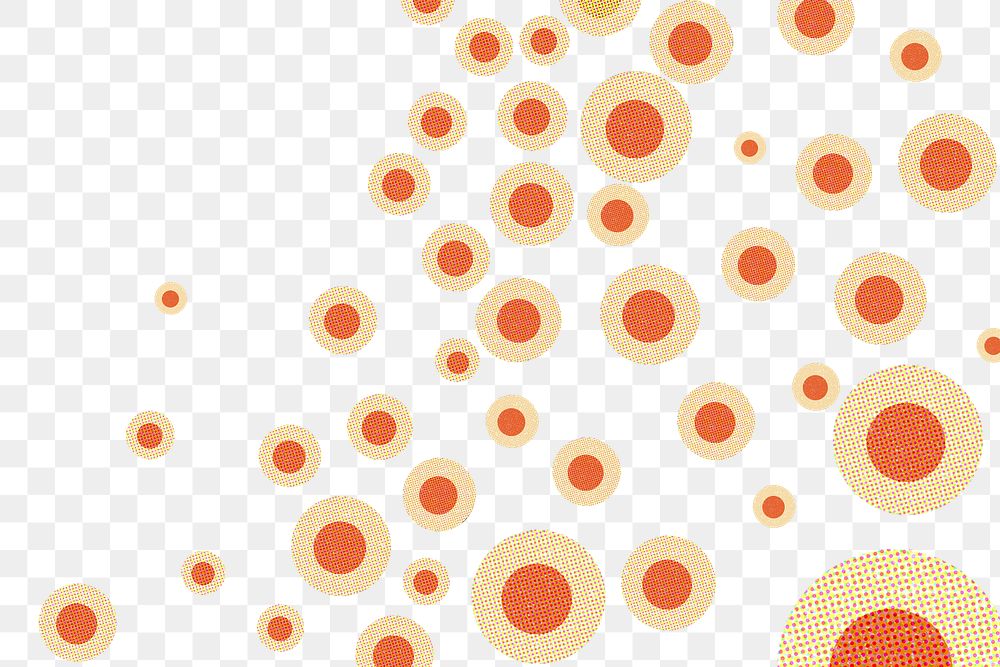 Red coronavirus background transparent png