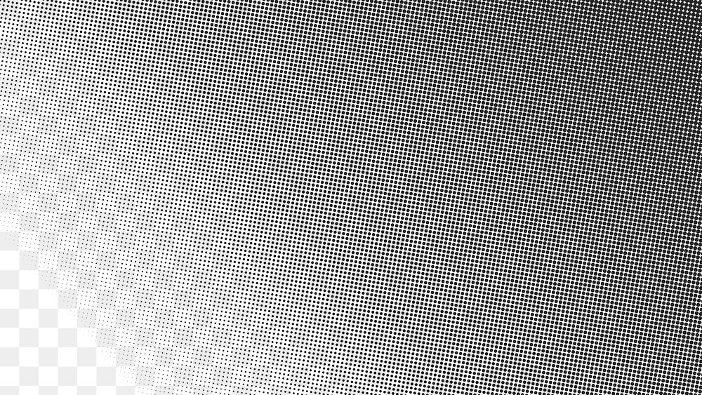 Black dot pattern on a white background transparent png