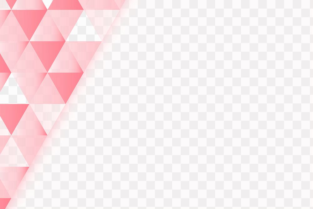 Pink geometric patterned design element