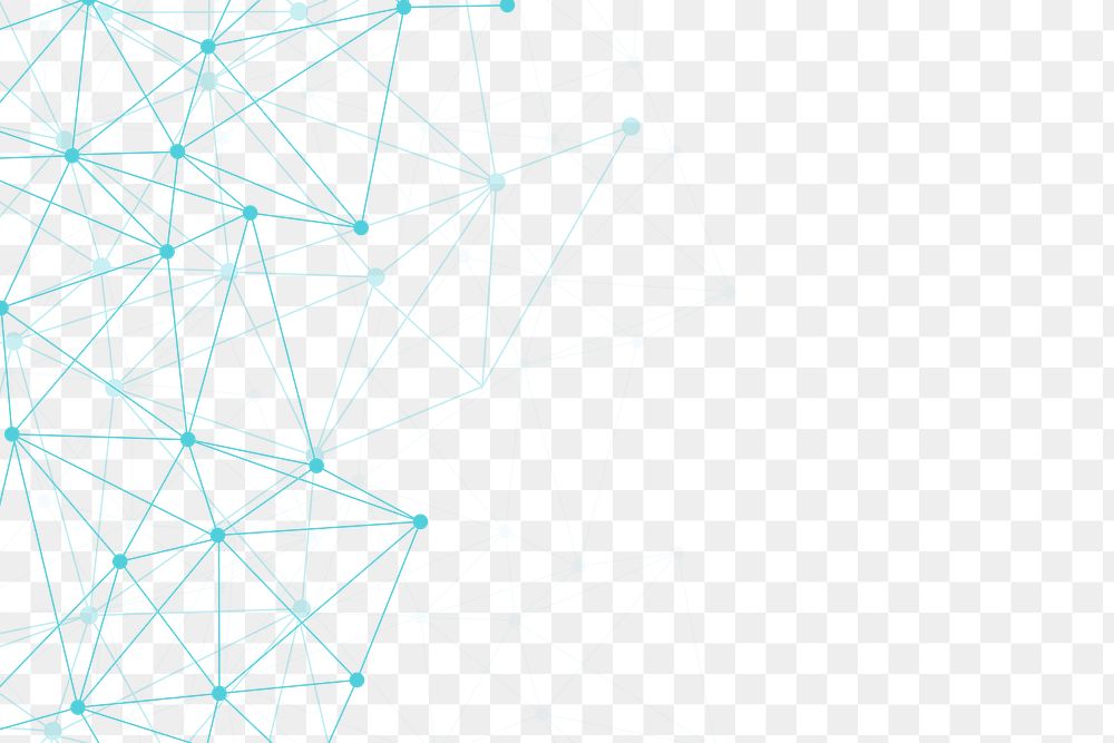 Blue network patterned background design element