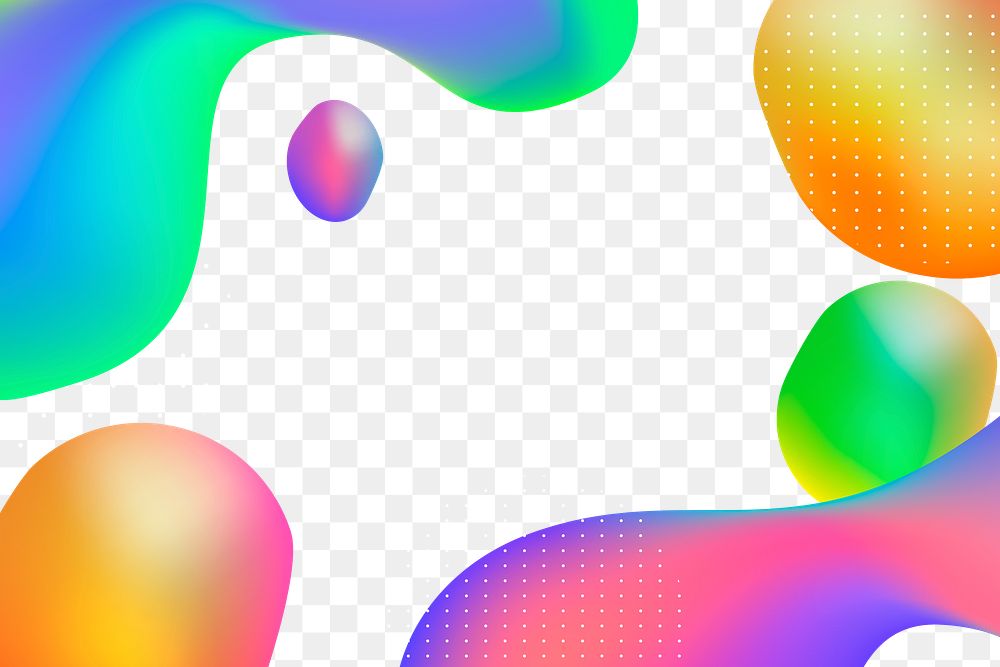 Colorful fluid gradient patterned background design element