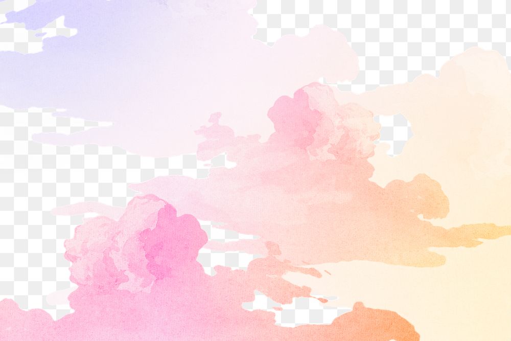 Colorful cloudy background design element 