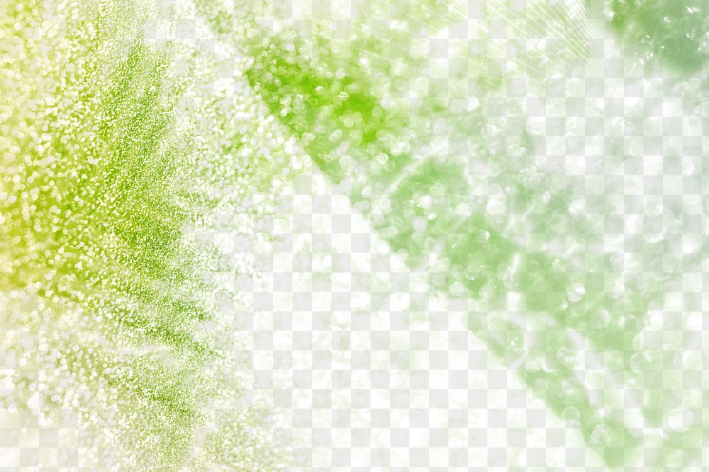 Yellowish green glitter background design element