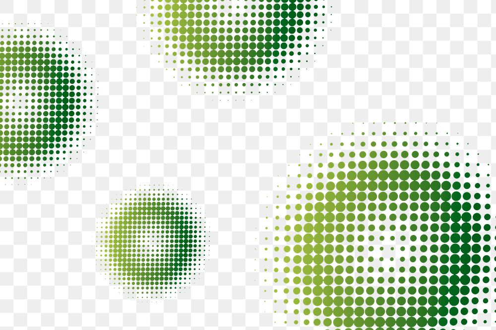 Dark green halftone background design element
