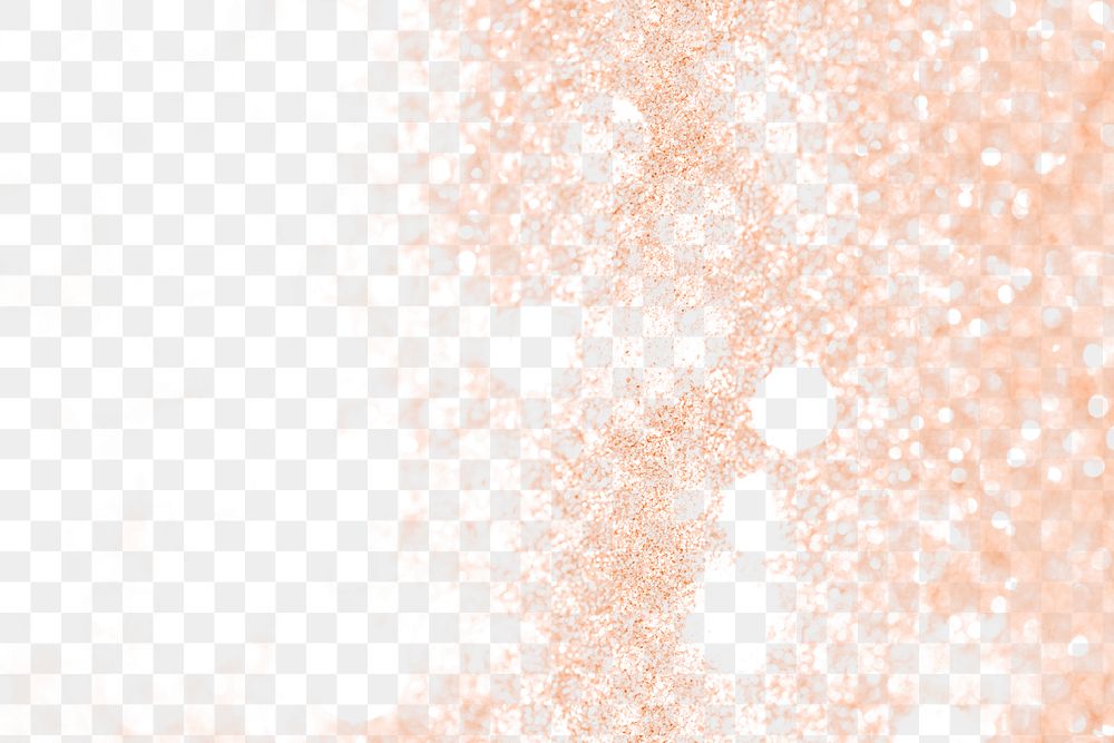 Orange glitter pattern on a gray background design element