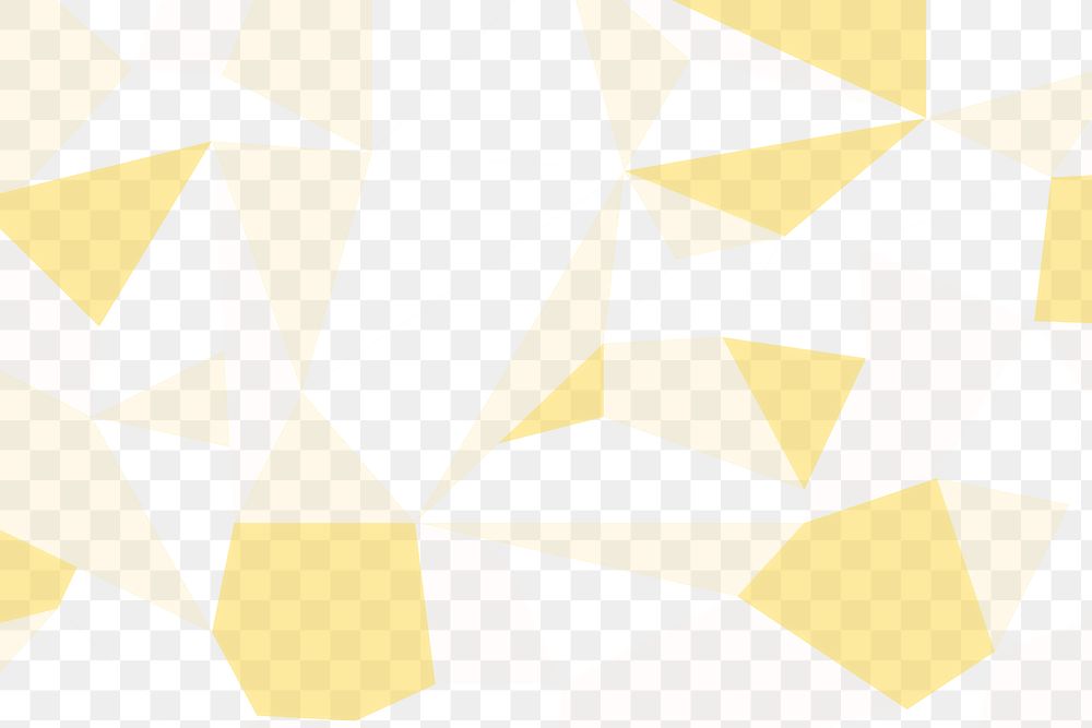 Yellow geometric patterned background design element