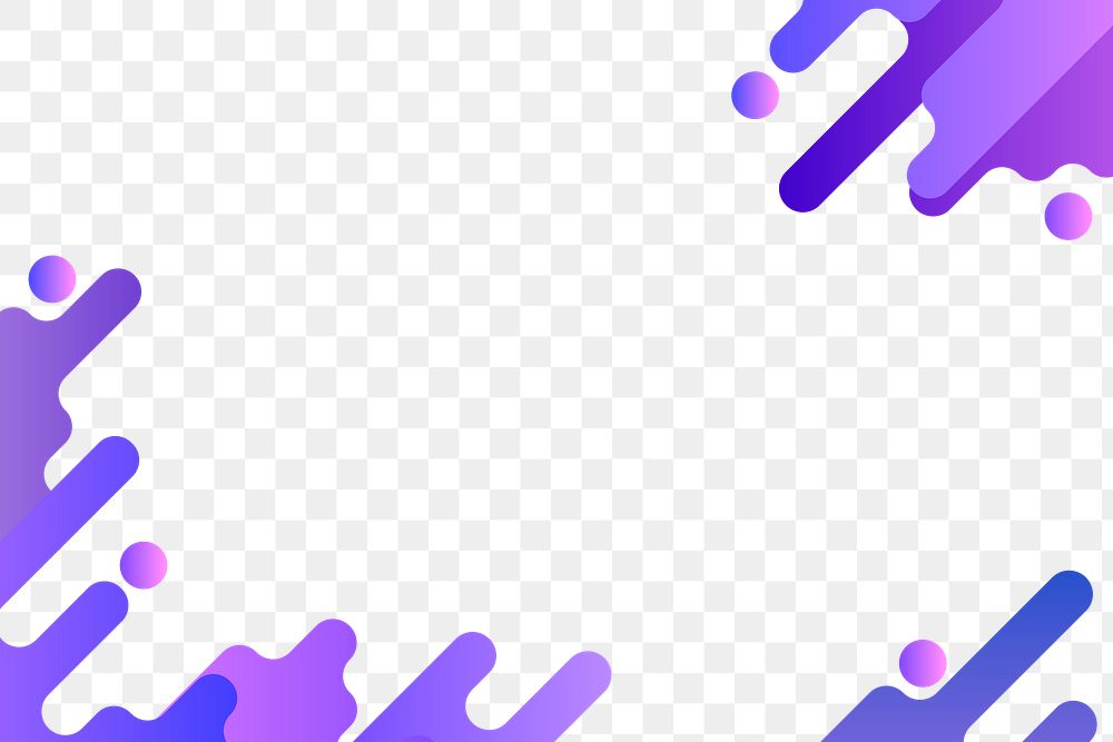 Purple fluid background frame design element 