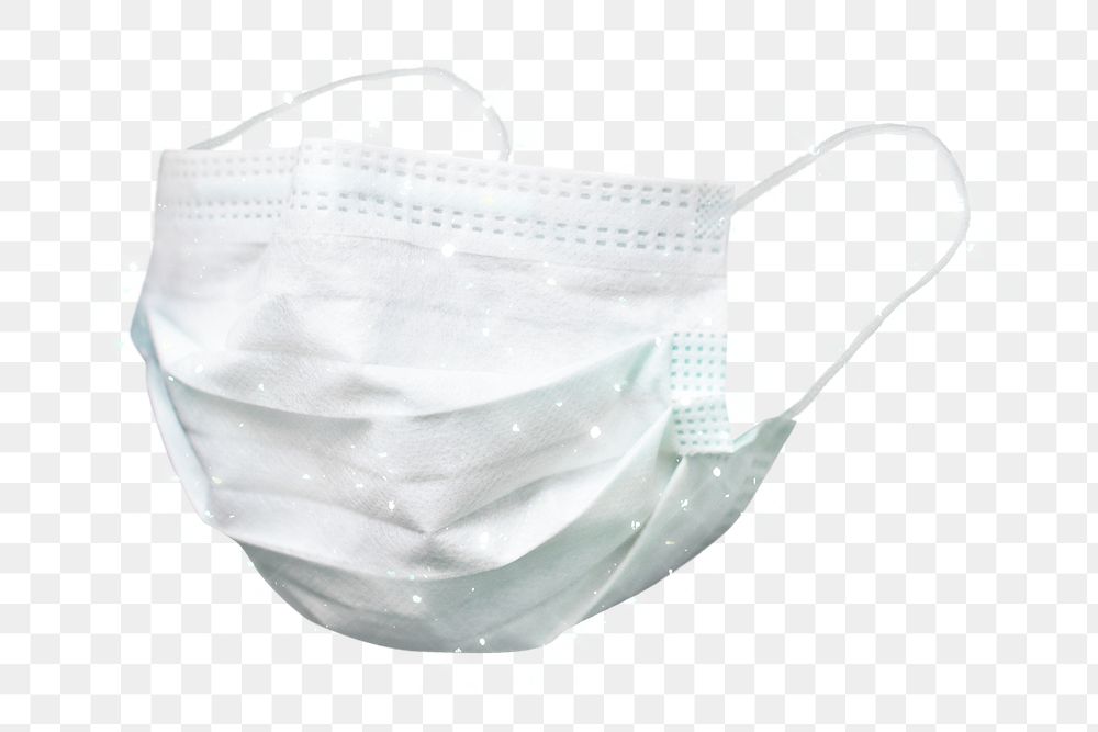 Sparkling surgical mask design element