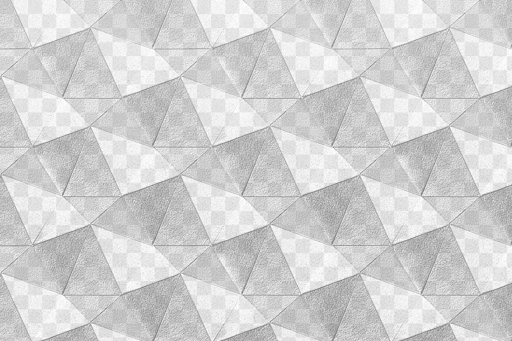 3D gray paper craft heptagonal patterned background design element