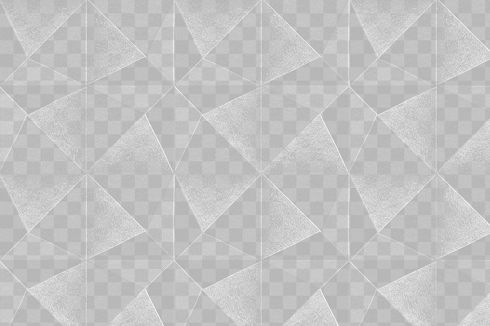3D gray paper craft pentahedron patterned background design element
