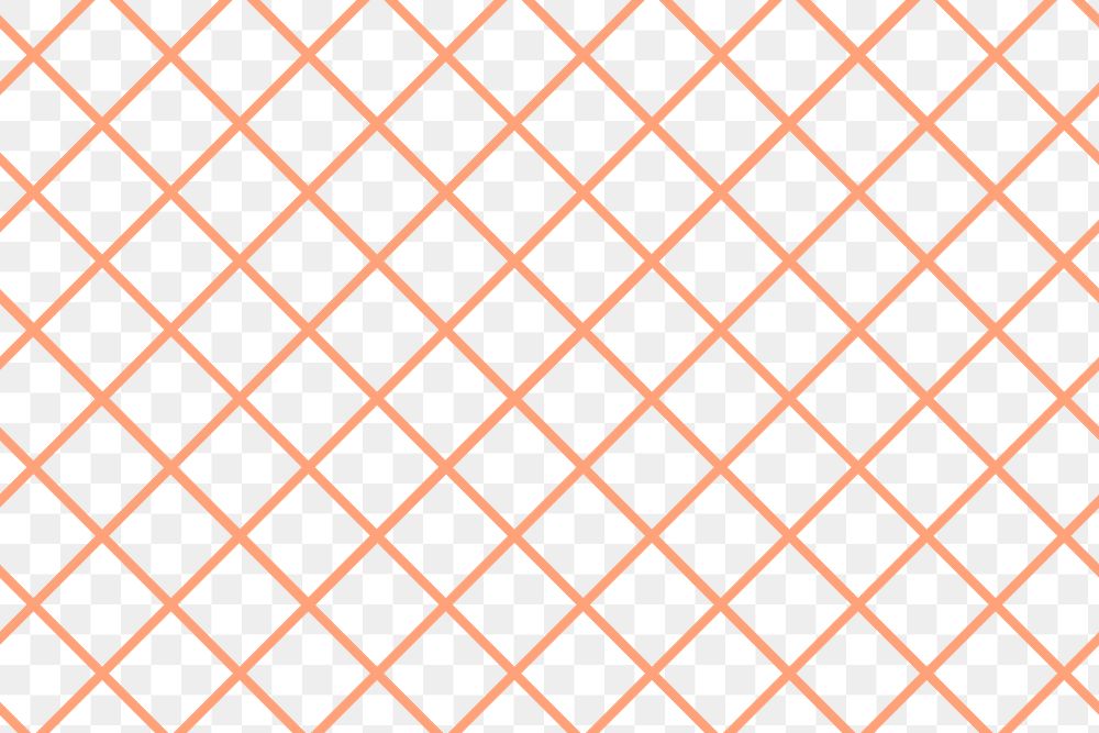 Pastel orange grid pattern design element