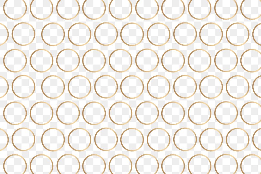 Gold circle patterned background design element