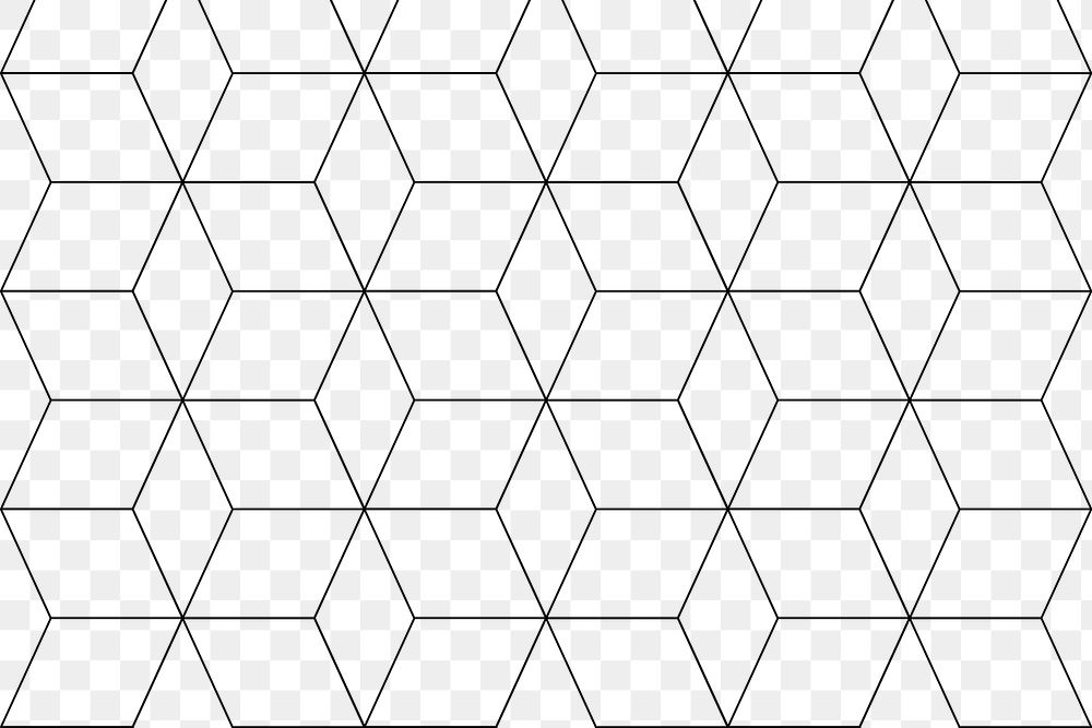 Cubic patterned background design element