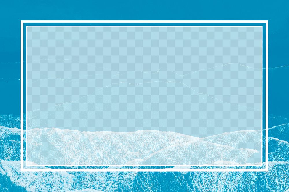 Png Blue texture frame background