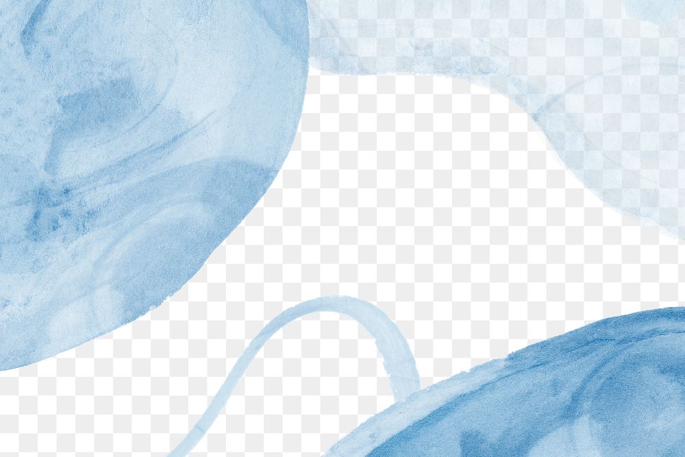 Blue Memphis watercolor textured background design element